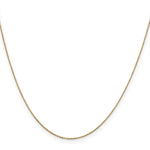 Gold (10K & 14K) Diamond-Cut Round Open Link Cable Chain - 10k Yellow Gold / 14 in / 0.6 mm