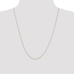 Gold (10K & 14K) Diamond-Cut Round Open Link Cable Chain - 10k Yellow Gold / 24 in / 0.6 mm
