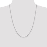 Gold (10K & 14K) Round Open Link Cable Chain - 10k White Gold / 24 in / 1.4 mm, Standard