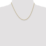 Gold (10K & 14K) Forzantina Cable Chain - 10k Yellow Gold / 18 in / 1.8 mm
