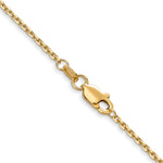 Gold (10K & 14K) Diamond-Cut Cable Chain - 10k Yellow Gold / 16 in / 1.45 mm