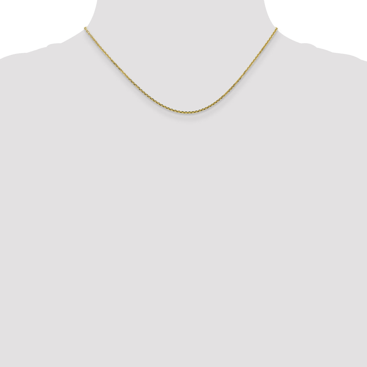 Gold (10K & 14K) Diamond-Cut Cable Chain - 10k Yellow Gold / 16 in / 1.45 mm