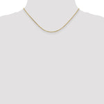 Gold (10K & 14K) Diamond-Cut Cable Chain - 10k Yellow Gold / 16 in / 1.65 mm