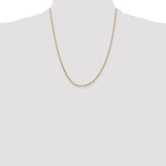 Gold (10K & 14K) Diamond-Cut Cable Chain - 10k Yellow Gold / 22 in / 1.65 mm