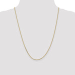 Gold (10K & 14K) Diamond-Cut Cable Chain - 10k Yellow Gold / 24 in / 1.65 mm