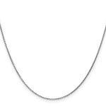 Gold (10K & 14K) Diamond-Cut Cable Chain - 10k White Gold / 16 in / 0.95 mm