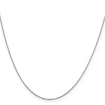 Gold (10K & 14K) Diamond-Cut Round Open Link Cable Chain - 10k White Gold / 14 in / 0.6 mm