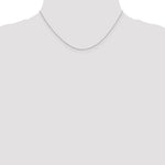 Gold (10K & 14K) Diamond-Cut Round Open Link Cable Chain - 10k White Gold / 16 in / 0.6 mm