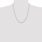 Gold (10K & 14K) Diamond-Cut Cable Chain - 10k White Gold / 22 in / 1.45 mm