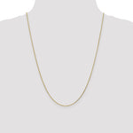 Gold (10K & 14K) Diamond-Cut Cable Chain - 10k Yellow Gold / 24 in / 0.95 mm