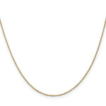 Gold (10K & 14K) Cable Chain - 10k Yellow Gold / 16 in / 0.9 mm, Lobster