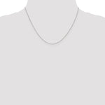 Gold (10K & 14K) Diamond-Cut Cable Chain - 10k White Gold / 18 in / 0.8 mm, Spring Ring