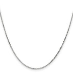 Gold (10K & 14K) Diamond-Cut Round Open Link Cable Chain - 10k White Gold / 16 in / 1.4 mm