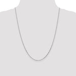 Gold (10K & 14K) Diamond-Cut Round Open Link Cable Chain - 10k White Gold / 24 in / 1.4 mm