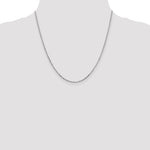 Gold (10K & 14K) Diamond-Cut Round Open Link Cable Chain - 10k White Gold / 20 in / 1.8 mm
