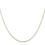 Gold (10K & 14K) Diamond-Cut Round Open Link Cable Chain - 10k Yellow Gold / 16 in / 0.8 mm