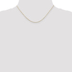 Gold (10K & 14K) Diamond-Cut Round Open Link Cable Chain - 10k Yellow Gold / 16 in / 0.8 mm