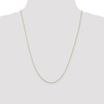 Gold (10K & 14K) Diamond-Cut Round Open Link Cable Chain - 10k Yellow Gold / 24 in / 0.8 mm