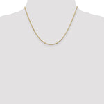 Gold (10K & 14K) Diamond-Cut Round Open Link Cable Chain - 10k Yellow Gold / 18 in / 1.8 mm