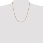 Gold (10K & 14K) Diamond-Cut Round Open Link Cable Chain - 10k Yellow Gold / 22 in / 1.8 mm