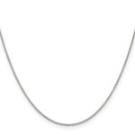 Gold (10K & 14K) Cable Chain - 10k White Gold / 16 in / 1.2 mm