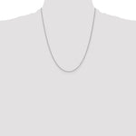 Gold (10K & 14K) Cable Chain - 10k White Gold / 22 in / 1.2 mm