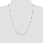 Gold (10K & 14K) Cable Chain - 10k White Gold / 24 in / 1.2 mm
