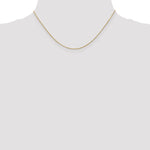 Gold (10K & 14K) Diamond-Cut Round Open Link Cable Chain - 10k Yellow Gold / 16 in / 0.9 mm