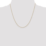 Gold (10K & 14K) Diamond-Cut Round Open Link Cable Chain - 10k Yellow Gold / 20 in / 0.9 mm
