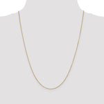 Gold (10K & 14K) Diamond-Cut Round Open Link Cable Chain - 10k Yellow Gold / 24 in / 0.9 mm