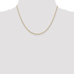 Gold (10K & 14K) Forzantina Cable Chain - 10k Yellow Gold / 18 in / 1.4 mm
