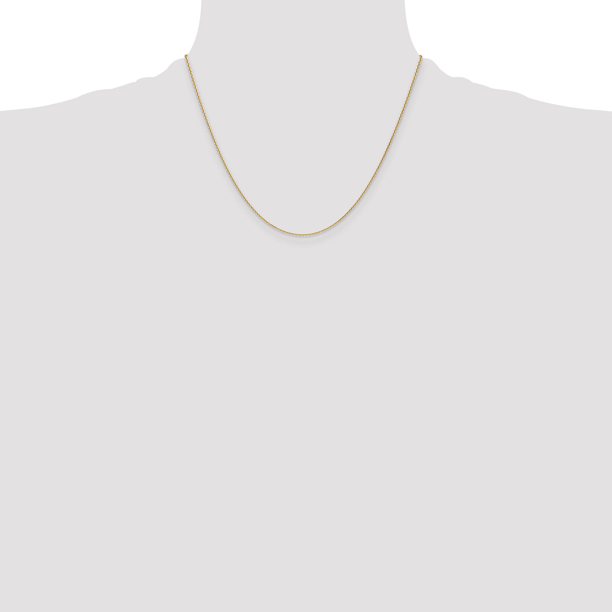 Gold (10K & 14K) Diamond-Cut Cable Chain - 10k Yellow Gold / 18 in / 1.2 mm