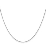 Gold (10K & 14K) Diamond-Cut Cable Chain - 10k White Gold / 16 in / 1.2 mm