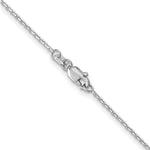 Gold (10K & 14K) Diamond-Cut Cable Chain - 10k White Gold / 16 in / 1.2 mm