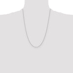 Gold (10K & 14K) Diamond-Cut Cable Chain - 10k White Gold / 24 in / 1.2 mm