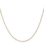 Gold (10K & 14K) Diamond-Cut Cable Chain - 10k Yellow Gold / 14 in / 0.8 mm, Spring Ring