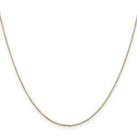 Gold (10K & 14K) Diamond-Cut Cable Chain - 10k Yellow Gold / 14 in / 0.8 mm, Lobster
