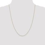 Gold (10K & 14K) Diamond-Cut Cable Chain - 10k Yellow Gold / 24 in / 0.8 mm, Lobster