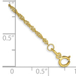 Gold (10K & 14K) Singapore Chain Bracelet - 10k Yellow Gold / 7 in / 1.4 mm