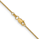 Gold (10K & 14K) Round Open Link Cable Chain - 10k Yellow Gold / 16 in / 1 mm