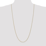 Gold (10K & 14K) Round Open Link Cable Chain - 10k Yellow Gold / 30 in / 1 mm