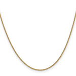 Gold (10K & 14K) Round Open Link Cable Chain - 10k Yellow Gold / 16 in / 1.4 mm, Standard