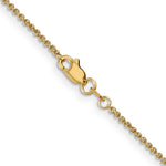 Gold (10K & 14K) Round Open Link Cable Chain - 10k Yellow Gold / 16 in / 1.4 mm, Standard
