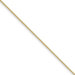 Gold (10K & 14K) Round Open Link Cable Chain Anklet - 10k Yellow Gold / 10 in / 1.4 mm
