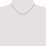 Gold (14K & 10K) Baby Rope Chain - 10k Yellow Gold / 16 in / 1.3 mm