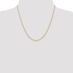 Gold (14K & 10K) Baby Rope Chain - 10k Yellow Gold / 20 in / 1.3 mm