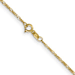 Gold (10K & 14K) Flat Figaro Chain - 10k Yellow Gold / 16 in / 1.25 mm