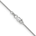 Gold (10K & 14K) Round Open Link Cable Chain - 10k White Gold / 16 in / 1 mm