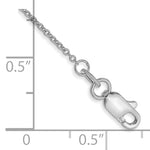 Gold (10K & 14K) Round Open Link Cable Chain Bracelet - 1 mm