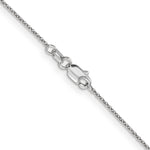 Gold (10K & 14K) Cable Chain - 10k White Gold / 16 in / 0.9 mm, Lobster